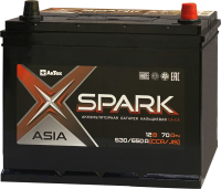 Автомобильный аккумулятор SPARK Asia 530/650A EN/JIS R+ / SPAA70-3-R (70 А/ч) - 