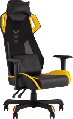 Кресло геймерское TopChairs Рэтчэт GMP-001-1 (желтый)