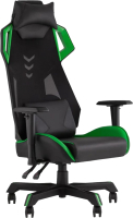 Кресло геймерское TopChairs Рэтчэт GMP-001-1 (зеленый) - 