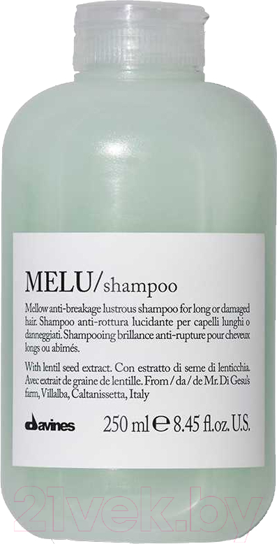 Шампунь для волос Davines Melu Shampoo для предотвращения ломкости волос