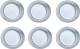 Набор тарелок Lenardi Севилья серебро 145-562 (6шт) - 
