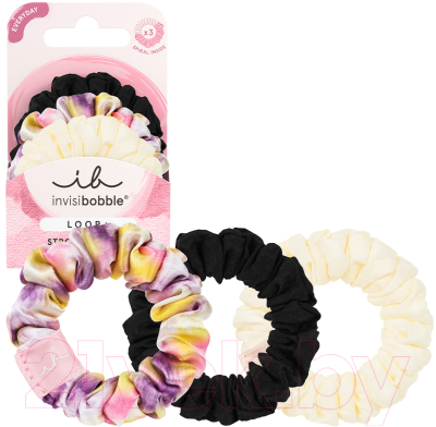 Изображение товара Набор резинок для волос Invisibobble Loop Plus Be Strong
