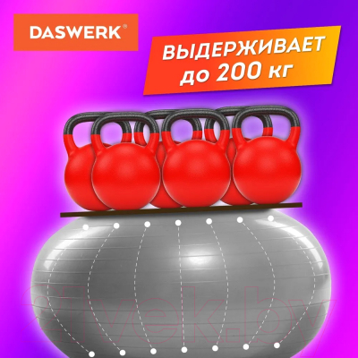 Гимнастический мяч Daswerk 680014 (серебристый)