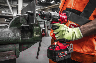 Аккумуляторная дрель-шуруповерт Milwaukee M18 FPD3 + Гайковерт M18 FIW2F12 / M18FPP2B3-502XEU (4933492521)