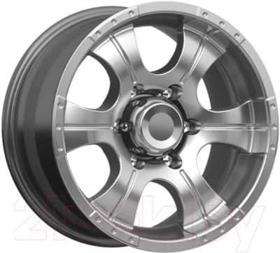 Изображение товара Литой диск K&K Байконур 16x8" 6x139.7мм DIA 108.5мм ET 20мм Дарк платинум