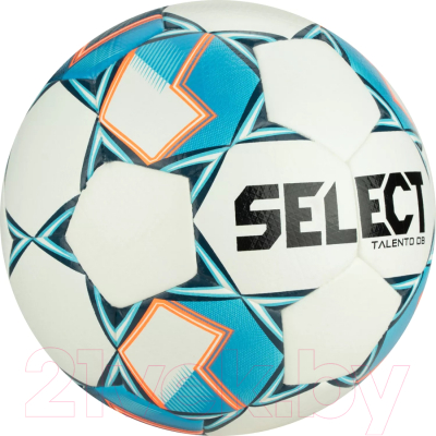 Футбольный мяч Select Talento DB V22 / 0775846200 (размер 5, белый/синий/голубой)