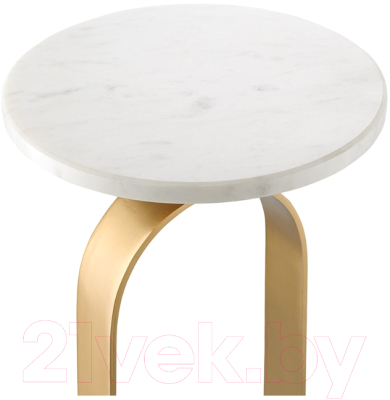 Приставной столик Bergenson Bjorn Svein / BB0000273 (мрамор/золото)