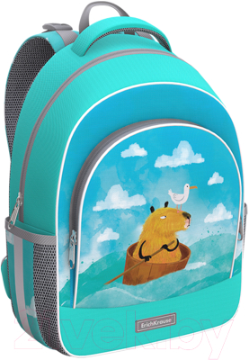 Школьный рюкзак Erich Krause ErgoLine 15L Capybara Travel / 60097