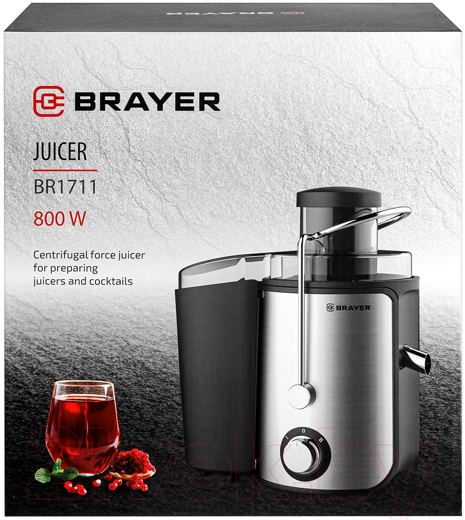 Соковыжималка электрическая Brayer BR1711 — фото 12