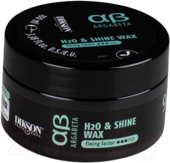 Паста для укладки волос Dikson Argabeta 9 H2O & Shane Wax для блеска волос (100мл)