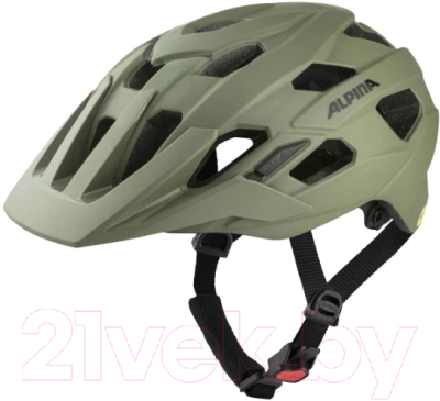 Защитный шлем Alpina Sports Plose Mips / A9753-70 (р-р 52-57, оливковый матовый)