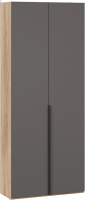 Шкаф ТриЯ Порто СМ-393.07.223 с 2 глухими дверями (яблоня беллуно/графит софт) - 