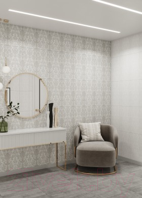 Плитка Beryoza Ceramica Dijon серый (600x300)