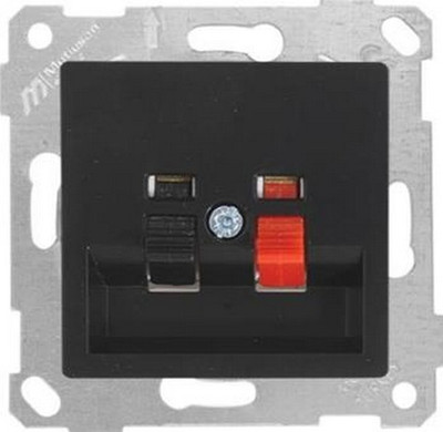 Розетка Mutlusan Rita 2200-480-0184 (черный матовый) - 