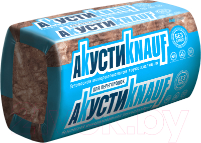 Минеральная вата Knauf Insulation Акусти AS 100x610x1230 (упаковка)