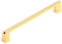Ручка для мебели Cebi Vera A1107 МР11 (160мм, глянцевое золото) - 
