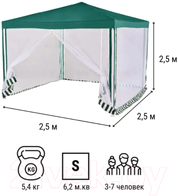 Изображение товара Туристический шатер FIT 78362