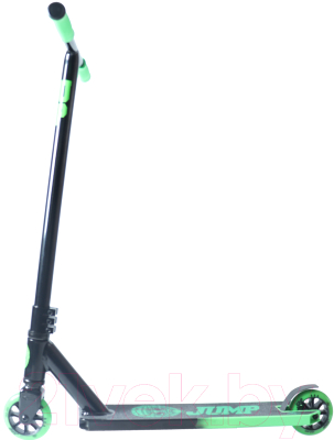 Самокат трюковый Ateox Jump 2023 100 mm PL HIC / JUMP-BK/G (3.3кг, черный/зеленый)