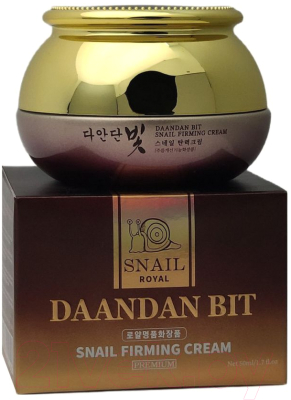 Крем для лица Jigott Daandan BIT Snail Firming Cream Укрепляющий с муцином улитки (50мл)