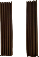 Шторы Модный текстиль Канвас 09L / 112MTKANVASMO2-2 (250x360, 2шт, коричневый/античный) - 