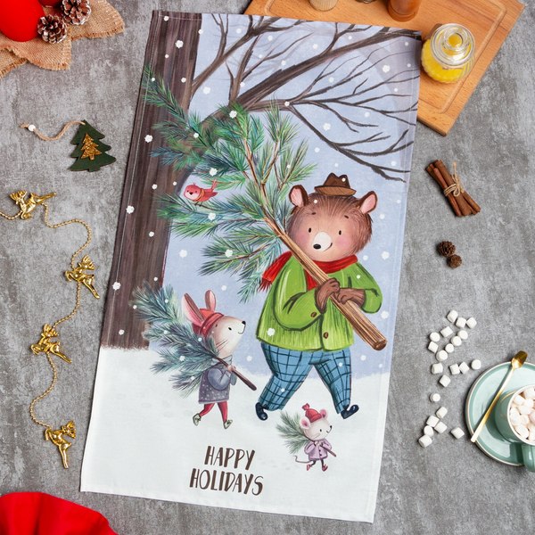 Полотенце Этель Happy Holidays / 7182021
