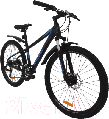 Велосипед Nialanti Stellar MD 26 2024 (13, черный/синий)