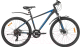 Велосипед Nialanti Stellar MD 26 2024 (16, черный/синий) - 