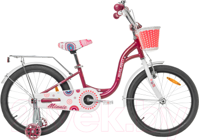 Детский велосипед Nialanti Minnie 16 2024 (фиолетовый)