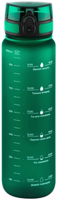 Бутылка для воды Elan Gallery Style Matte / 280180 (темно-зеленый)