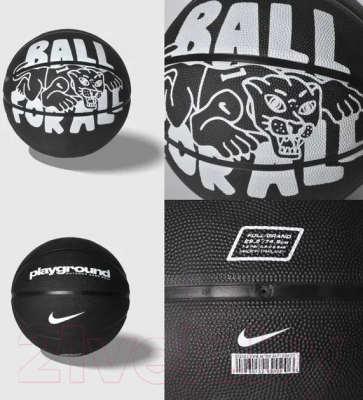 Баскетбольный мяч Nike Playground / N.100.4371.039.05 (размер 5, черный)