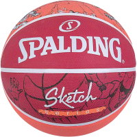 Баскетбольный мяч Spalding Sketch / 84 381Z (размер 7, красный) - 