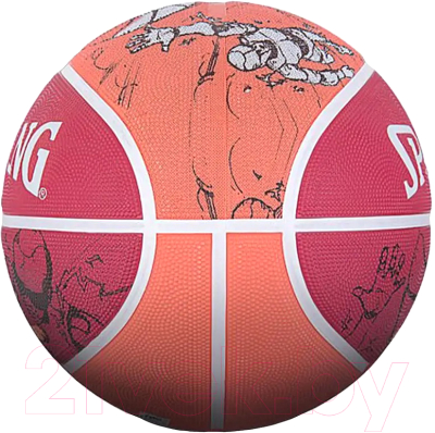 Баскетбольный мяч Spalding Sketch / 84 381Z (размер 7, красный)
