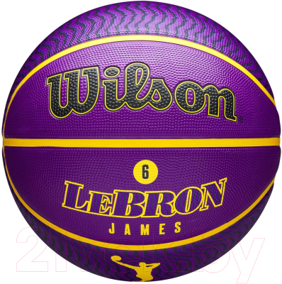 Баскетбольный мяч Wilson NBA Player Icon Lebron / WZ4005901XB7 (размер 7)