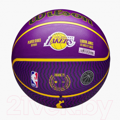 Баскетбольный мяч Wilson NBA Player Icon Lebron / WZ4005901XB7 (размер 7)