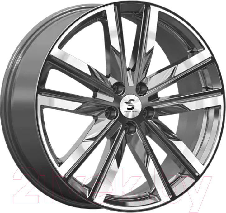 Литой диск SKAD Premium КР014 Exeed VX 20x8" 5x108мм DIA 65.1мм ET 36мм (Diamond Gloss Graphite)