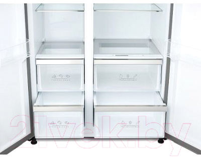 Холодильник с морозильником TECHNO HC-769WEN