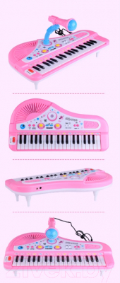Музыкальная игрушка Top Goods Микрофон 3736-1 (розовый)