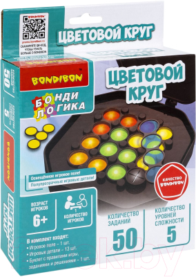Игра-головоломка Bondibon БондиЛогика Цветовой круг / ВВ6280