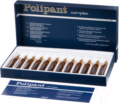 Ампулы для волос Dikson Polipant Complex с плацентарными и растительными экстрактами (12x10мл)
