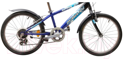 Крылья для велосипеда Zefal Kid Set / 2291 (черный)