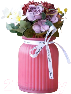 Искусственный букет Вещицы Фантазия 105x105x250 / Fancy86 (розовый)