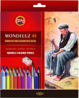 Набор акварельных карандашей Koh-i-Noor Mondeluz Old Man / 3713048003KZ (48цв) - 