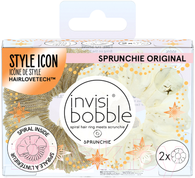 Набор резинок для волос Invisibobble Sprunchie Duo Bring on the Night