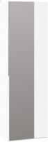 Шкаф ТриЯ Порто СМ-393.07.232 с 1 зеркальной дверью (белый жемчуг/белый софт) - 