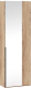 Шкаф ТриЯ Порто СМ-393.07.232 с 1 зеркальной дверью (яблоня беллуно/графит) - 
