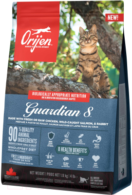 Сухой корм для кошек Orijen Guardian 8 Cat / 2204 (1.8кг)
