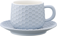 Чашка с блюдцем Liberty Jones Marshmallow / LJ000078 (голубой) - 