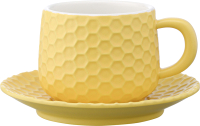 Чашка с блюдцем Liberty Jones Marshmallow / LJ000077 (лимонный) - 