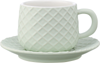 Чашка с блюдцем Liberty Jones Marshmallow / LJ000081 (мятный) - 