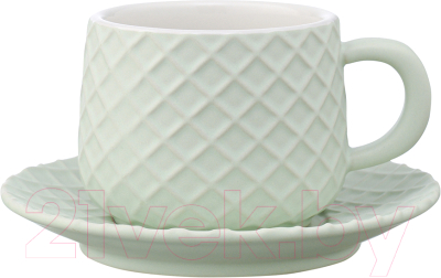 Чашка с блюдцем Liberty Jones Marshmallow / LJ000081 (мятный)